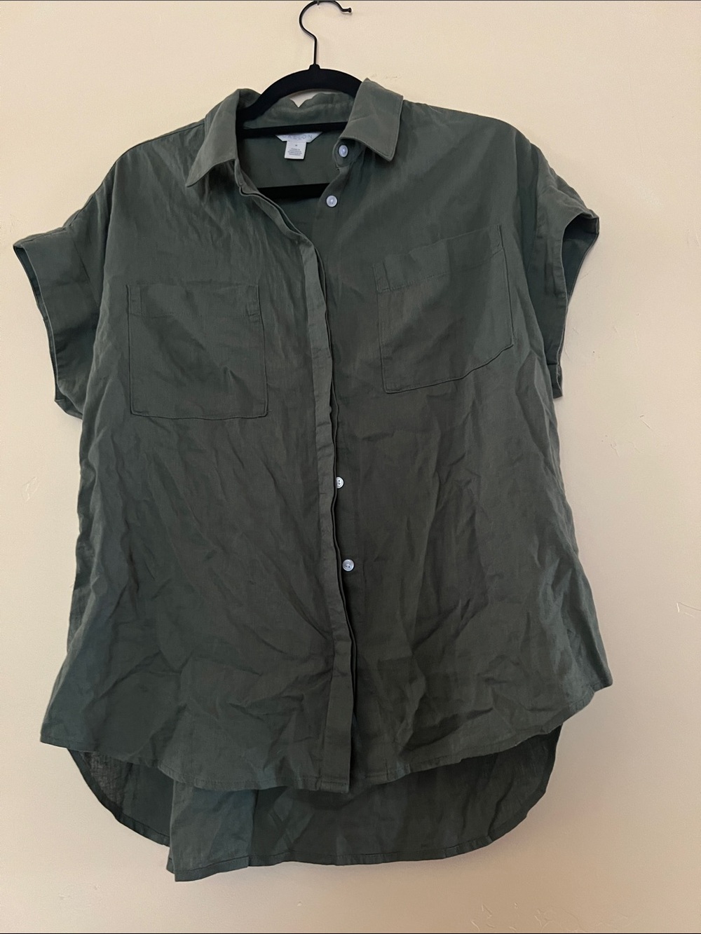 Caslon Olive Green Utility Shirt